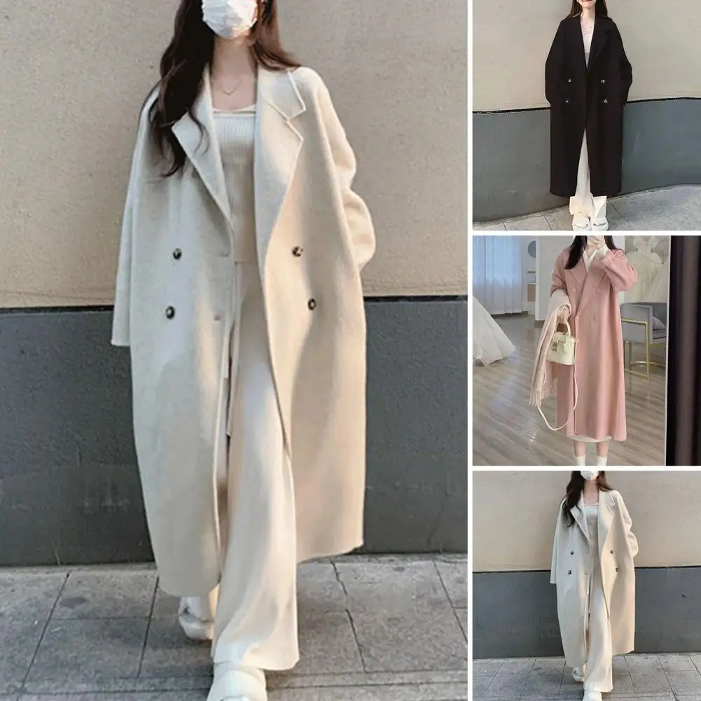 Simple Windbreaker Jacket for Women 2023 Fashion Korean Autumn Winter Thermal Lapel Woolen Trench Coat Large Size Loose Overcoat
Simple Windbreaker Jacket for Women 2023 Fashion Korean Autumn Winter Thermal Lapel Woolen Trench Coat Large Size Loose Overcoat