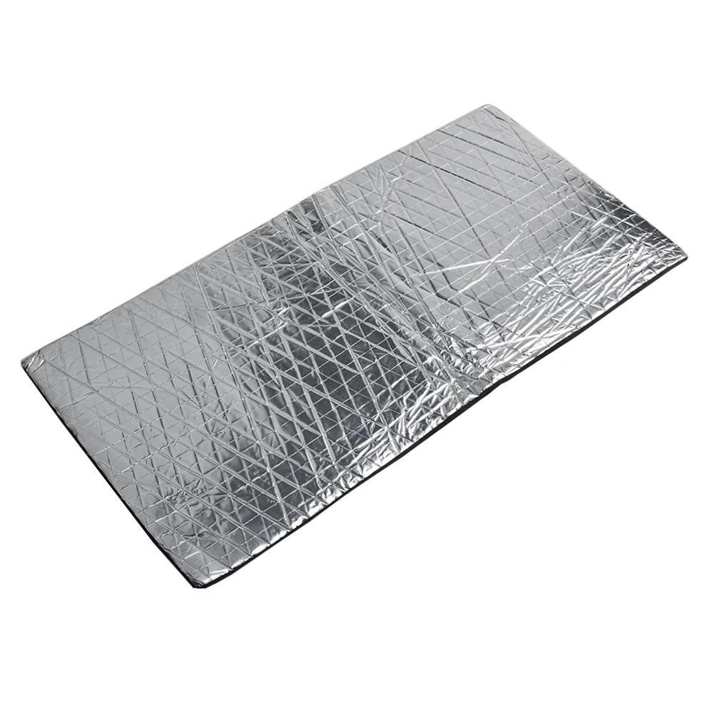 Rubber Foam + Aluminum Foil Car sound insulation Silver Soundproof Car Insulation Mat Pad Tool 25cm*50cm Accessory
Rubber Foam + Aluminum Foil Car sound insulation Silver Soundproof Car Insulation Mat Pad Tool 25cm*50cm Accessory