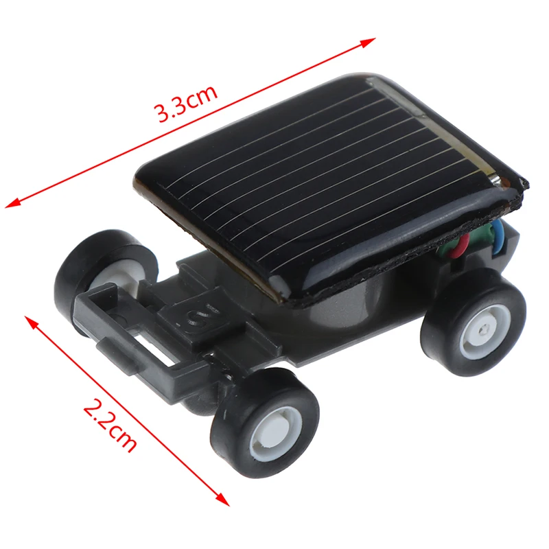 

Mini Solar Car Gadget Smallest Solar Power Toy Car Racer Educational Solar Powered Toy Energia Solar Kids Toys Cricket