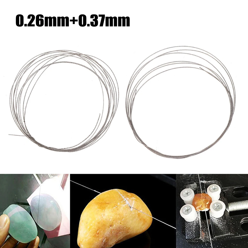 Brand New Home Tool Parts Saw Blades Cutting Wire 2pcs Set Diamond Single-line 0.26mm/0.37mm For Cutting Gemstones
Brand New Home Tool Parts Saw Blades Cutting Wire 2pcs Set Diamond Single-line 0.26mm/0.37mm For Cutting Gemstones
