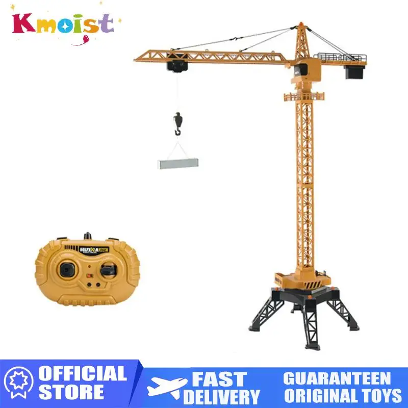 

Huina 1585 1/14 Radio Control Toys 2.4G 12CH RC Car Alloy Tower Crane Engineering Construction Vehicle Model Xmas Gifts for Kids