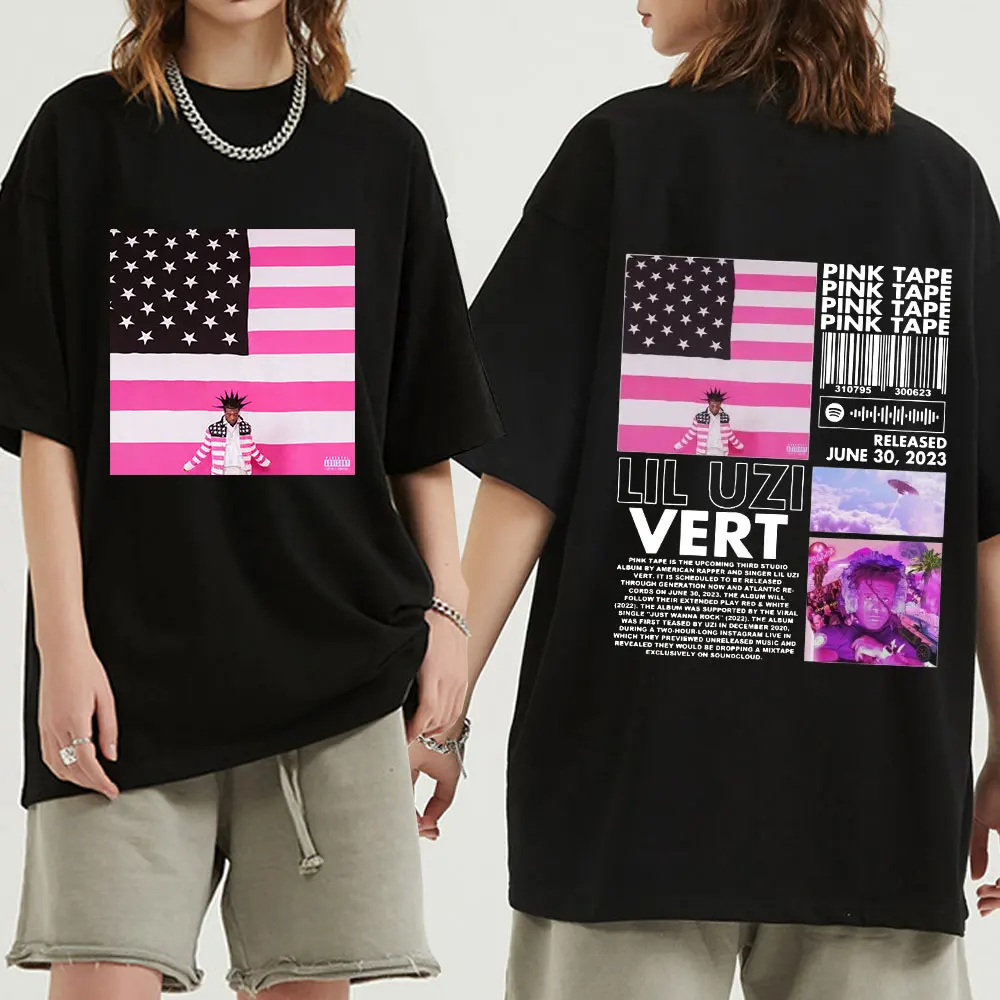 Rapper Lil Uzi Vert T Shirt 2023 New Music Album Pink Tape T-shirt Men Fashion Hip Hop Vintage Short Sleeve T-shirts Men Tops
Rapper Lil Uzi Vert T Shirt 2023 New Music Album Pink Tape T-shirt Men Fashion Hip Hop Vintage Short Sleeve T-shirts Men Tops