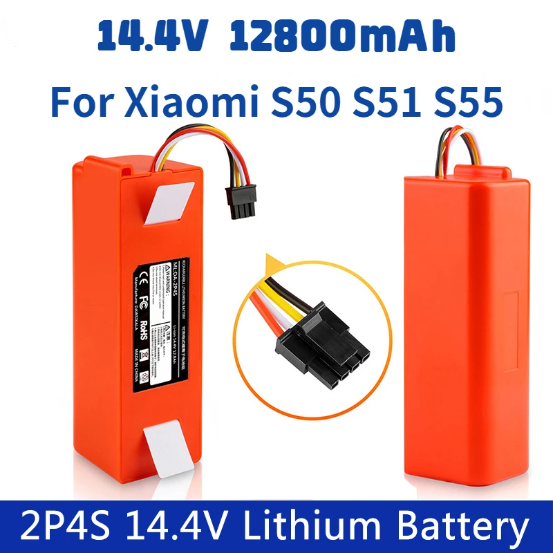 14.4V Li-ion Battery Robotic Vacuum cleaner Replacement Battery for Xiaomi Robot Roborock S50 S51 S55 Accessory Spare Parts
14.4V Li-ion Battery Robotic Vacuum cleaner Replacement Battery for Xiaomi Robot Roborock S50 S51 S55 Accessory Spare Parts
