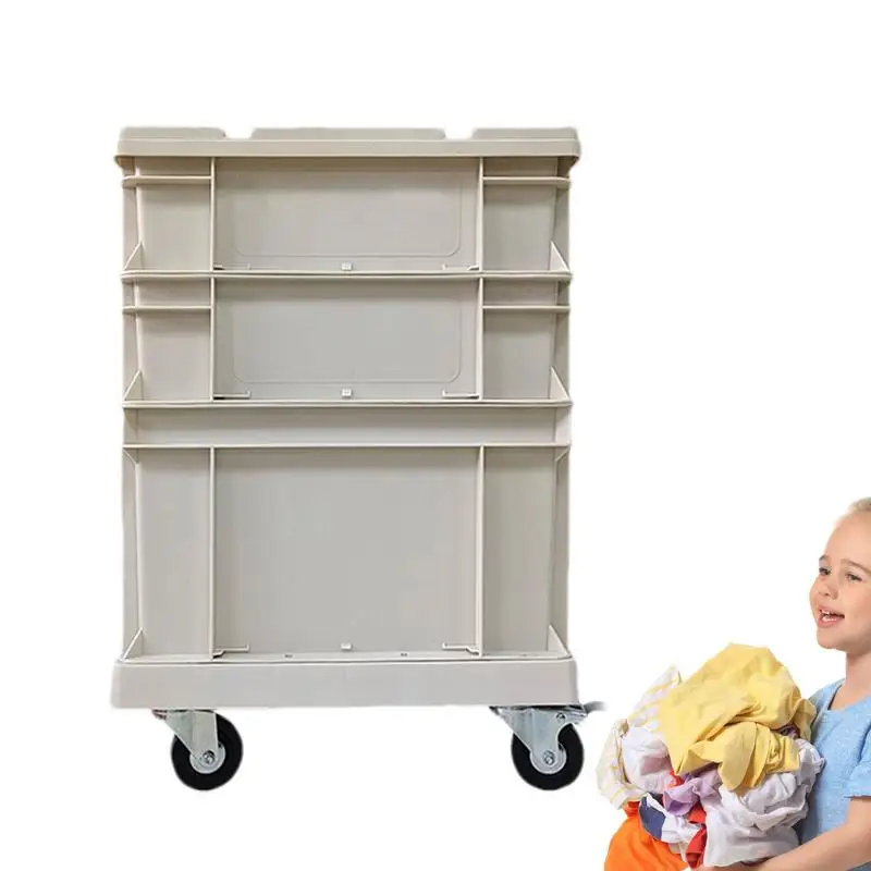 

Storage Bins With Wheels 1 Set Organizer Box With Lid Industrial Style Stackable Storage Boxes Planting Flowers Box Movable