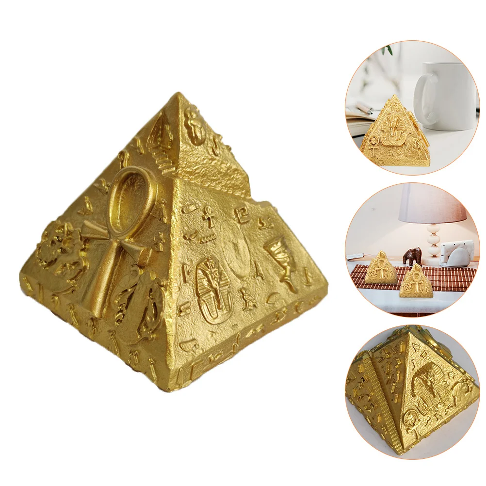 Pyramid Ornament Handicrafts Vintage Model Goldfish Mysterious Resin Gift for Friends Desktop
Pyramid Ornament Handicrafts Vintage Model Goldfish Mysterious Resin Gift for Friends Desktop