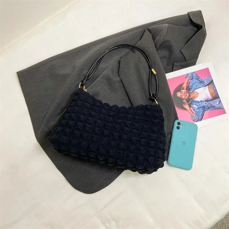 100% Polyester Solid Plaid One-shoulder Women's Bag Handbag 6 Mallzona S6fefb026121e4ac7aa953bc6fdb21c4bf 100% Polyester Solid Plaid One-shoulder Women's Bag Handbag Mallzona