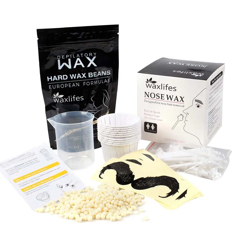 100g Nose Wax Kit Painless Nose Measuring Cup Moustache Stencils Hair Removal Set Portable Hair Wax Beans Kit For Men Women
100g Nose Wax Kit Painless Nose Measuring Cup Moustache Stencils Hair Removal Set Portable Hair Wax Beans Kit For Men Women