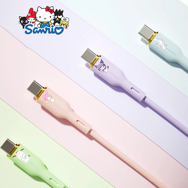 Sanrio Cinnamoroll Data Cable Kawaii Kuromi Pochacco Anime Cartoon Cute 3A Fast Charging Charging Cable Toys Girls Gifts
Sanrio Cinnamoroll Data Cable Kawaii Kuromi Pochacco Anime Cartoon Cute 3A Fast Charging Charging Cable Toys Girls Gifts