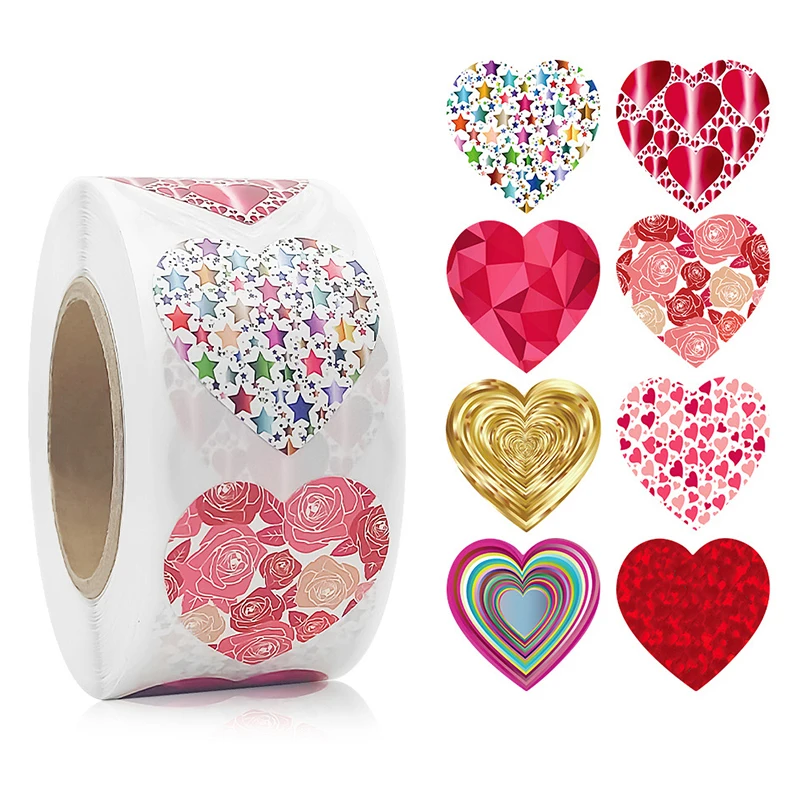 500pcs Color Valentine's Day Heart Sticker Birthday Gift Packaging Seal Sticker Party Invitation Decor Sticker Baking Label
500pcs Color Valentine's Day Heart Sticker Birthday Gift Packaging Seal Sticker Party Invitation Decor Sticker Baking Label
