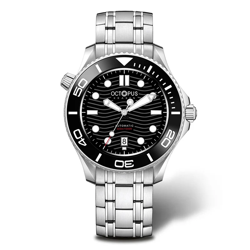 Octopus 007 Dive Watches Men Ceramic Bezel 30ATM Waterproof Automatic Mechanical Luminous 42MM Steel Bracelet Diver Wristwatch
Octopus 007 Dive Watches Men Ceramic Bezel 30ATM Waterproof Automatic Mechanical Luminous 42MM Steel Bracelet Diver Wristwatch