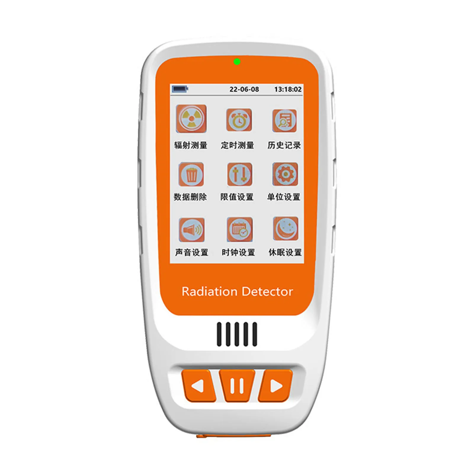 HFS-20 Nuclear Radiation Detector Geiger Counter X-ray/γ-ray/β-ray Radioactive Personal Dose Alarm Counter Testing Instrument
HFS-20 Nuclear Radiation Detector Geiger Counter X-ray/γ-ray/β-ray Radioactive Personal Dose Alarm Counter Testing Instrument