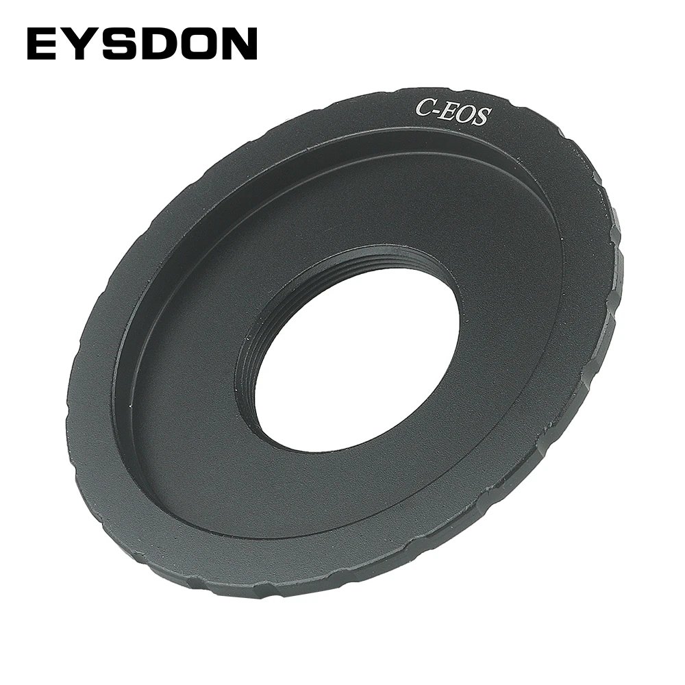 

EYSDON Lens Mount Adapter C to EOS Converter Compatible with C-Mount CCTV/Cine Lenses on Canon EF-Mount Cameras