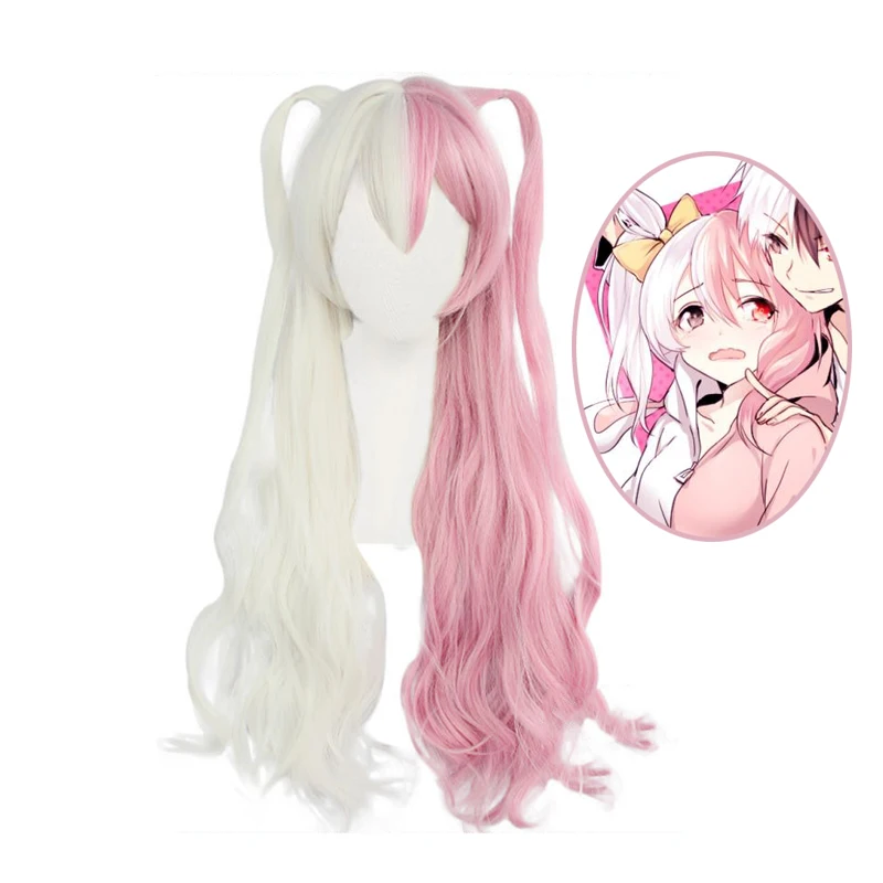 Парик для косплея женщин Danganronpa Monomi термостойкие искусственные волосы костюма