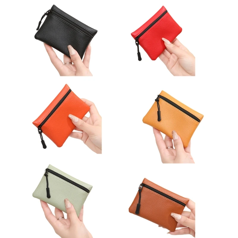 

Unisex Zipper Coin Purse Convenient and Fashionable Wallet Change Pockets for Coins Cards and Small Items