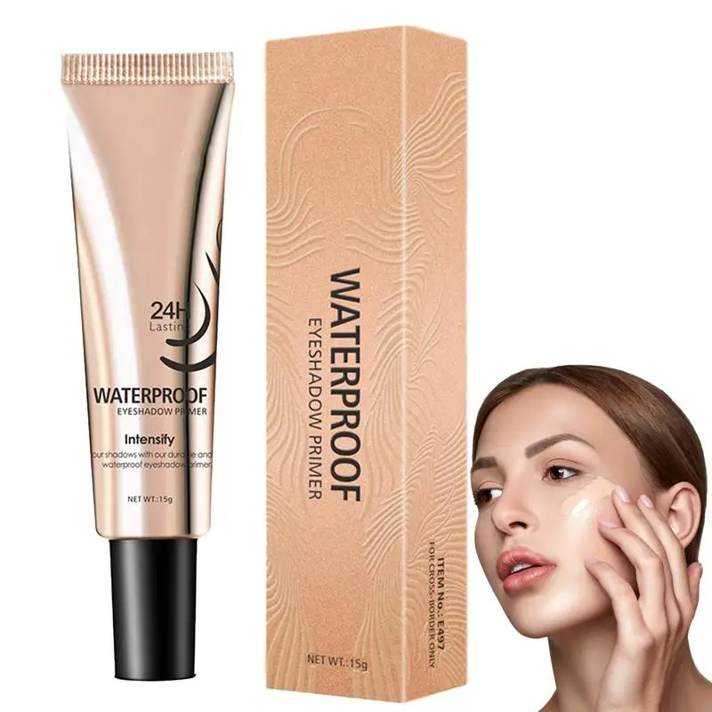 

15g Eye Makeup Primer Waterproof Eyeshadow Primer Long Lasting Eye Shadow Cream Concealer Base Skin Brightening Eye Cosmetics