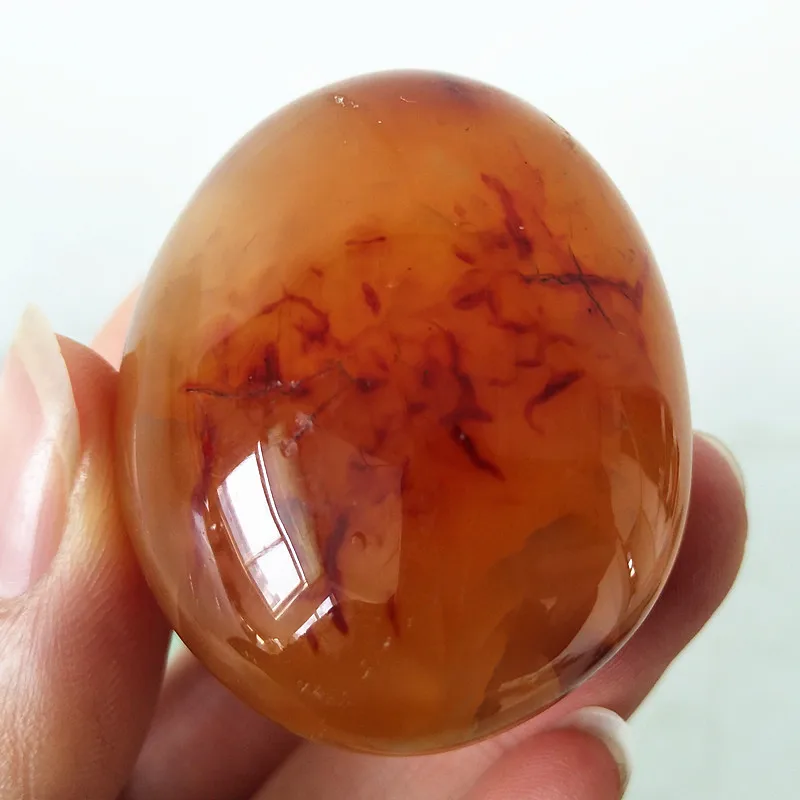 

Natural stone Red agate Palm Stone Beautiful gem Wizard Chakra Spiritual Energy Meditation Reiki healing crystal home ornament