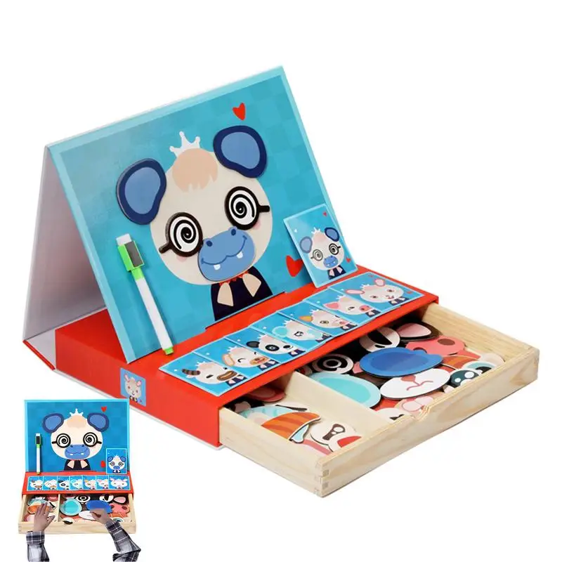 

Деревянные головоломки для детей, деревянные Обучающие Настольные игры в форме сочетающихся игр, развивающие игрушки, способствующие зрительно-мотору координации рук