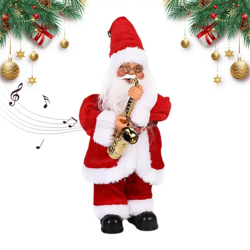 

Singing Dancing Santa Claus Electric Dolls For Kids Musical Funny Christmas Santa Claus Shaking Head Santa Claus With Glasses