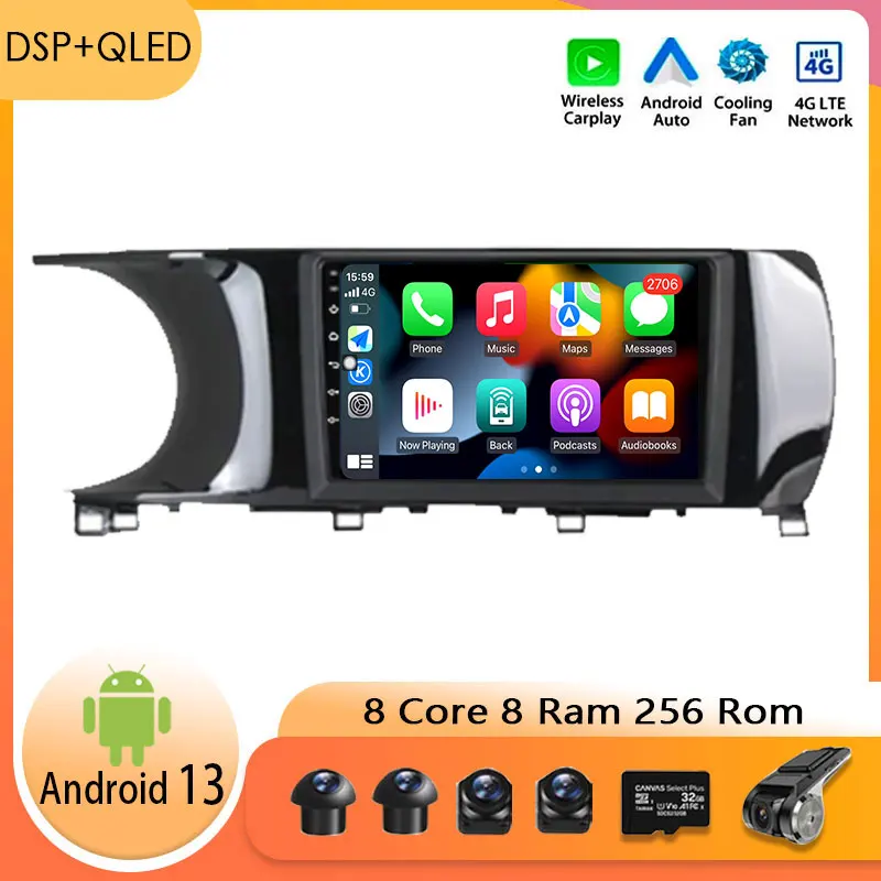 

Android 13 Carplay Auto QLED Screen For Kia K5 3 III 2020 2021 Car Radio Multimedia Video Player Navigation GPS Stereo Head Unit