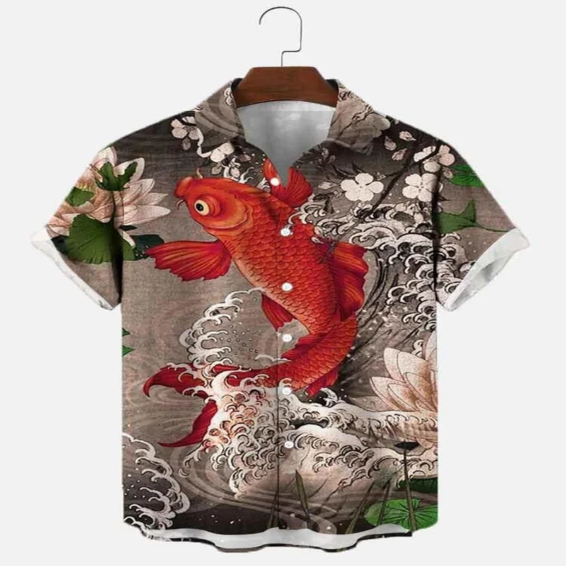 Vintage Koi Fish Hawaiian Shirt 3D All Over Printed Hawaiian Shirt for Men and Women Casual Shirt Unisex
Vintage Koi Fish Hawaiian Shirt 3D All Over Printed Hawaiian Shirt for Men and Women Casual Shirt Unisex