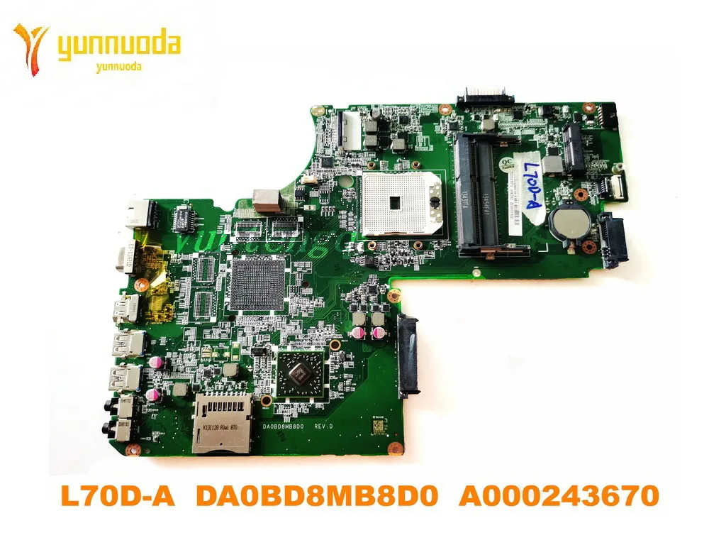 Оригинальная материнская плата для ноутбука TOSHIBA Satellite S75D L70D-A DA0BD8MB8D0 A000243670, протестирована, хорошая Бесплатная доставка
Оригинальная материнская плата для ноутбука TOSHIBA Satellite S75D L70D-A DA0BD8MB8D0 A000243670, протестирована, хорошая Бесплатная доставка