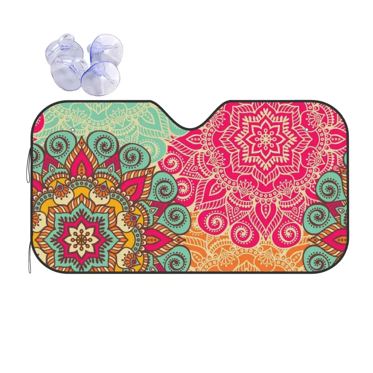 Indian Mandala Windshield Sunshade Bohemian Universal Car Front Windshield 76x140cm Sun Visor Heat Reflector
Indian Mandala Windshield Sunshade Bohemian Universal Car Front Windshield 76x140cm Sun Visor Heat Reflector