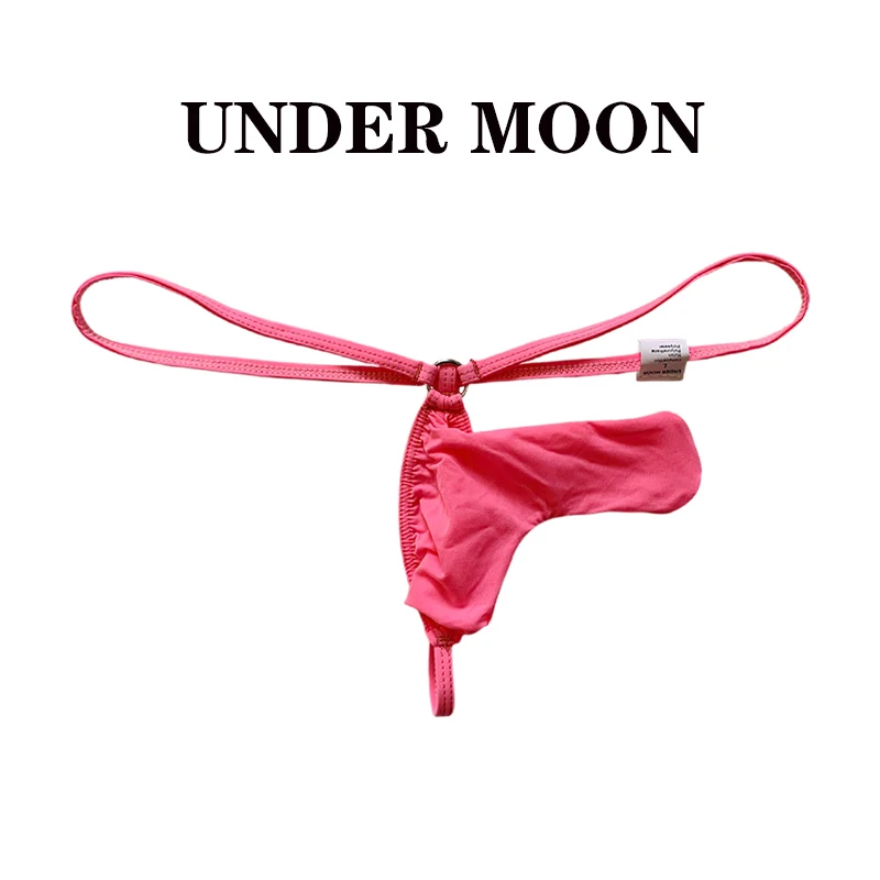 Elephant nose Men's Sexy underwear Low waist Ice silk men's Thong solid color thin band stretch T pants single underwear
Elephant nose Men's Sexy underwear Low waist Ice silk men's Thong solid color thin band stretch T pants single underwear
