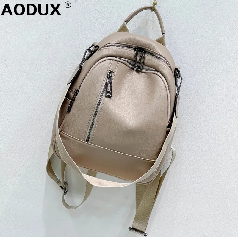 AODUX женские рюкзаки из натуральной телячьей кожи, кошельки, двухфункциональный рюкзак из натуральной воловьей кожи, сумки на одно плечо
AODUX женские рюкзаки из натуральной телячьей кожи, кошельки, двухфункциональный рюкзак из натуральной воловьей кожи, сумки на одно плечо