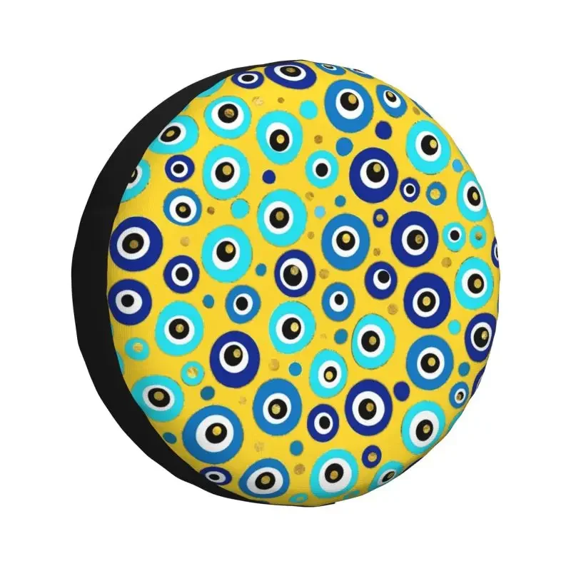 Mediterranean Culture Evil Eye Spare Wheel Cover for Mitsubishi Pajero 4WD SUV Custom Tire Protector 14" 15" 16" 17" Inch
Mediterranean Culture Evil Eye Spare Wheel Cover for Mitsubishi Pajero 4WD SUV Custom Tire Protector 14" 15" 16" 17" Inch