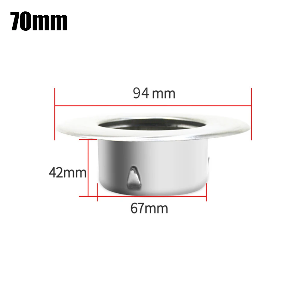 70/80/100mm Stainless Steel Round Pipe Flange Seat Tube Air Ventilation Hose Cover Rosette Plate Connector Air Vent Accessories
70/80/100mm Stainless Steel Round Pipe Flange Seat Tube Air Ventilation Hose Cover Rosette Plate Connector Air Vent Accessories
