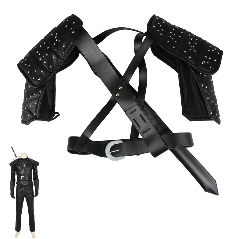 Halloween Carnival Geralt Rivia Cosplay Costume Accessories Adult Witch Clothing Sword Belt Superhero Battle Harness
Halloween Carnival Geralt Rivia Cosplay Costume Accessories Adult Witch Clothing Sword Belt Superhero Battle Harness