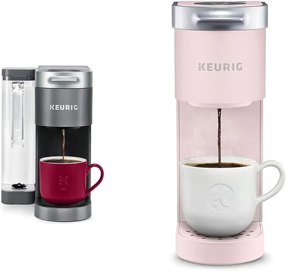 

Keurig®K-Supreme Single Serve K-Cup Капсульная кофеварка, технология MultiStream, серый и K-Mini, K-Cup Pod Coffee