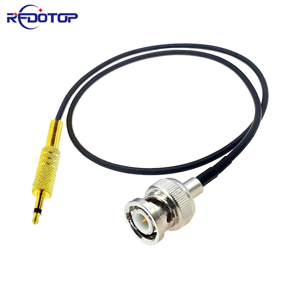 

RG-174 BNC Male to 3.5mm Mono Male 1/8" TS Plug Pigtail CCTV Camera Monitor Antenna Cord 50 Ohm RG174 RF Coaxial Cable Jumper