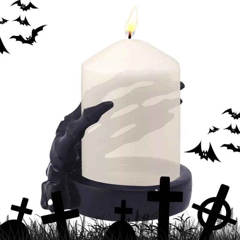 Skull Candle Skeleton Skull Candlestick Holder Multifunctional Gothic Resin Skeleton Hand For Halloween Decoration Study Garden
Skull Candle Skeleton Skull Candlestick Holder Multifunctional Gothic Resin Skeleton Hand For Halloween Decoration Study Garden