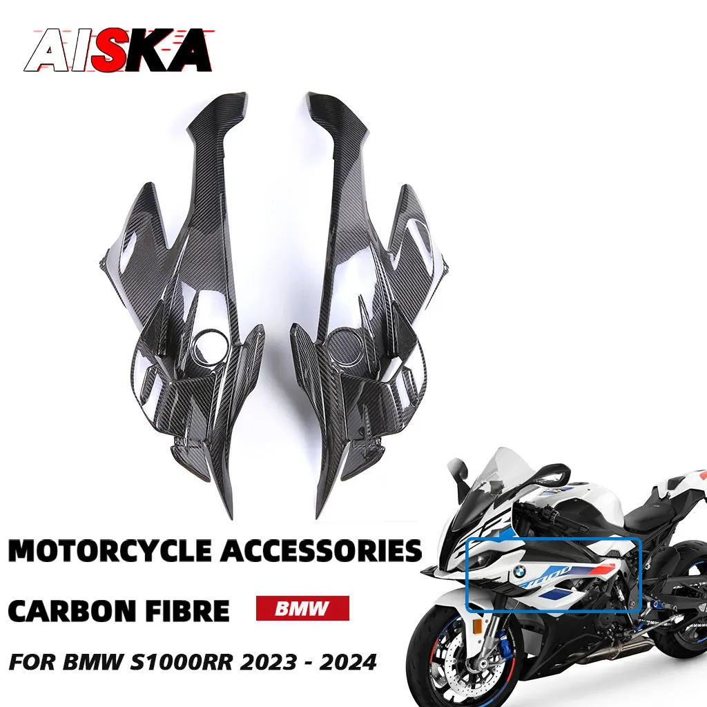 100% 3K Real Carbon Fiber Air Deflectors Winglets Motorcycle Accessories Front Side Fairing Body Part For 2023 2024 BMW S1000RR
100% 3K Real Carbon Fiber Air Deflectors Winglets Motorcycle Accessories Front Side Fairing Body Part For 2023 2024 BMW S1000RR