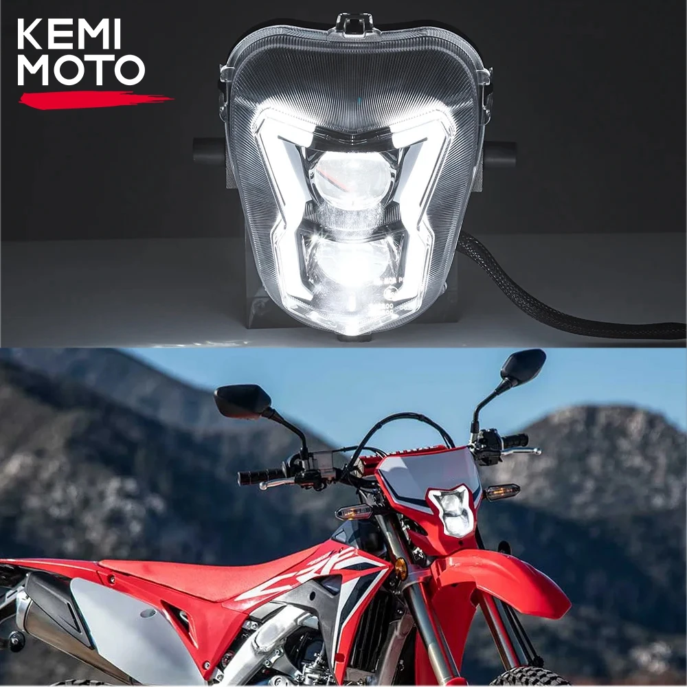 CRF450 250 Headlight LED Head Light Motorcycle Headlamp For Honda CRF450L CRF450XR CRF 125 110 250 450 R/F/L/RX 2019-2020 E-MARK
CRF450 250 Headlight LED Head Light Motorcycle Headlamp For Honda CRF450L CRF450XR CRF 125 110 250 450 R/F/L/RX 2019-2020 E-MARK