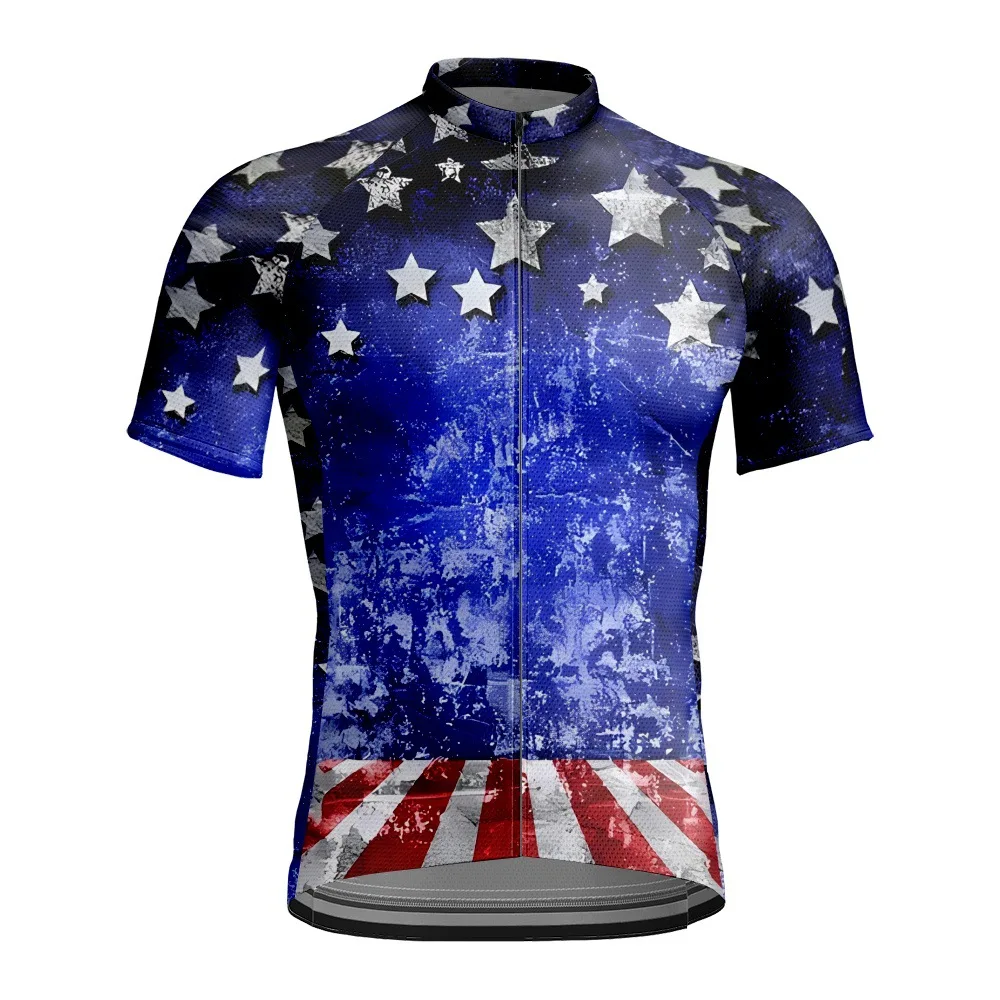 Mens Road Bike Cycling Jersey Short Sleeve Tops Summer Pro Bicycle Clothes Funny Cycle Wear Polyester and Quick-Drying Fabric
Mens Road Bike Cycling Jersey Short Sleeve Tops Summer Pro Bicycle Clothes Funny Cycle Wear Polyester and Quick-Drying Fabric