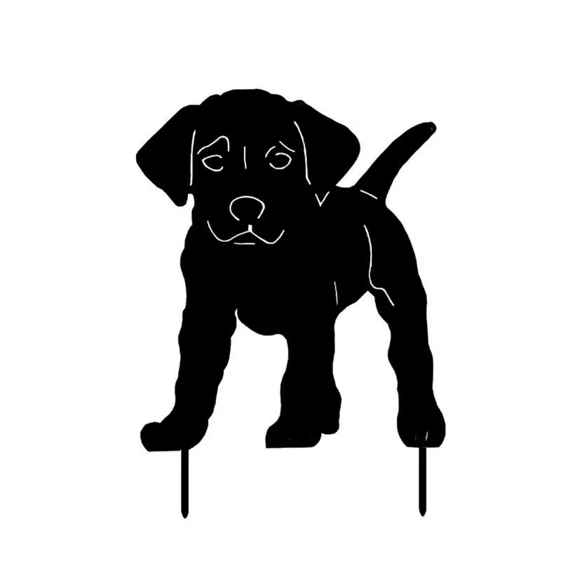 Black Dog Silhouette Decor Animal Silhouette Decor Wear-resistant Hollow Garden Animal Ornament Portable Acrylic Dog Shaped
Black Dog Silhouette Decor Animal Silhouette Decor Wear-resistant Hollow Garden Animal Ornament Portable Acrylic Dog Shaped