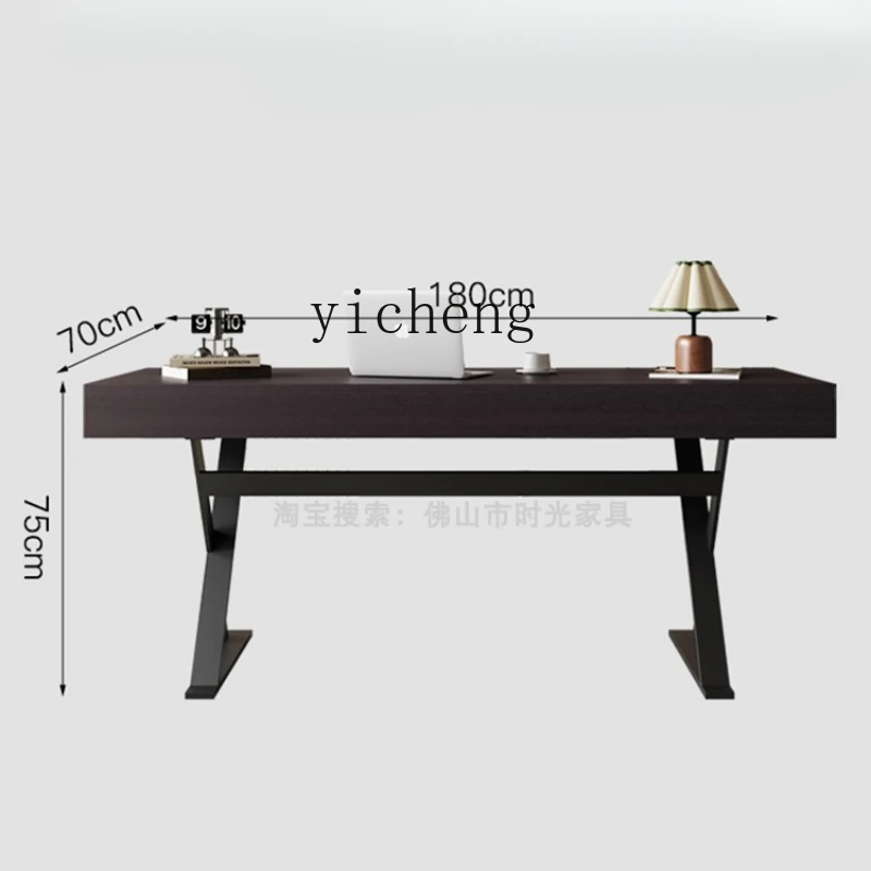 ZF Minimalist Smoked Wood Light Luxury Desk Simple High-End Desk Computer Desk
ZF Minimalist Smoked Wood Light Luxury Desk Simple High-End Desk Computer Desk