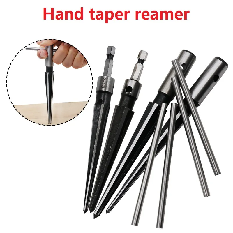 Hand taper reamer 3-13mm 5-16mm woodworking board chamfering countersunk hole tool, expanding hexagonal handle
Hand taper reamer 3-13mm 5-16mm woodworking board chamfering countersunk hole tool, expanding hexagonal handle