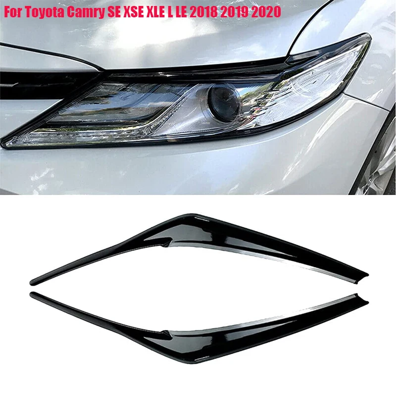 For Toyota Camry SE XSE XLE L LE 2018 2019 2020 2021 2022 Car Accessories Headlight Eyebrow Eyelid Cover Trim Frame Stickers
For Toyota Camry SE XSE XLE L LE 2018 2019 2020 2021 2022 Car Accessories Headlight Eyebrow Eyelid Cover Trim Frame Stickers