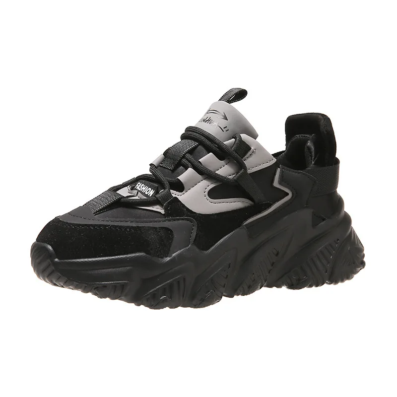 Spring Autumn New Platform Women's Running Shoes Fashion Casual Black Female Sneakers Tennis Sports Creepers Ladies Chunky Shoe
Spring Autumn New Platform Women's Running Shoes Fashion Casual Black Female Sneakers Tennis Sports Creepers Ladies Chunky Shoe