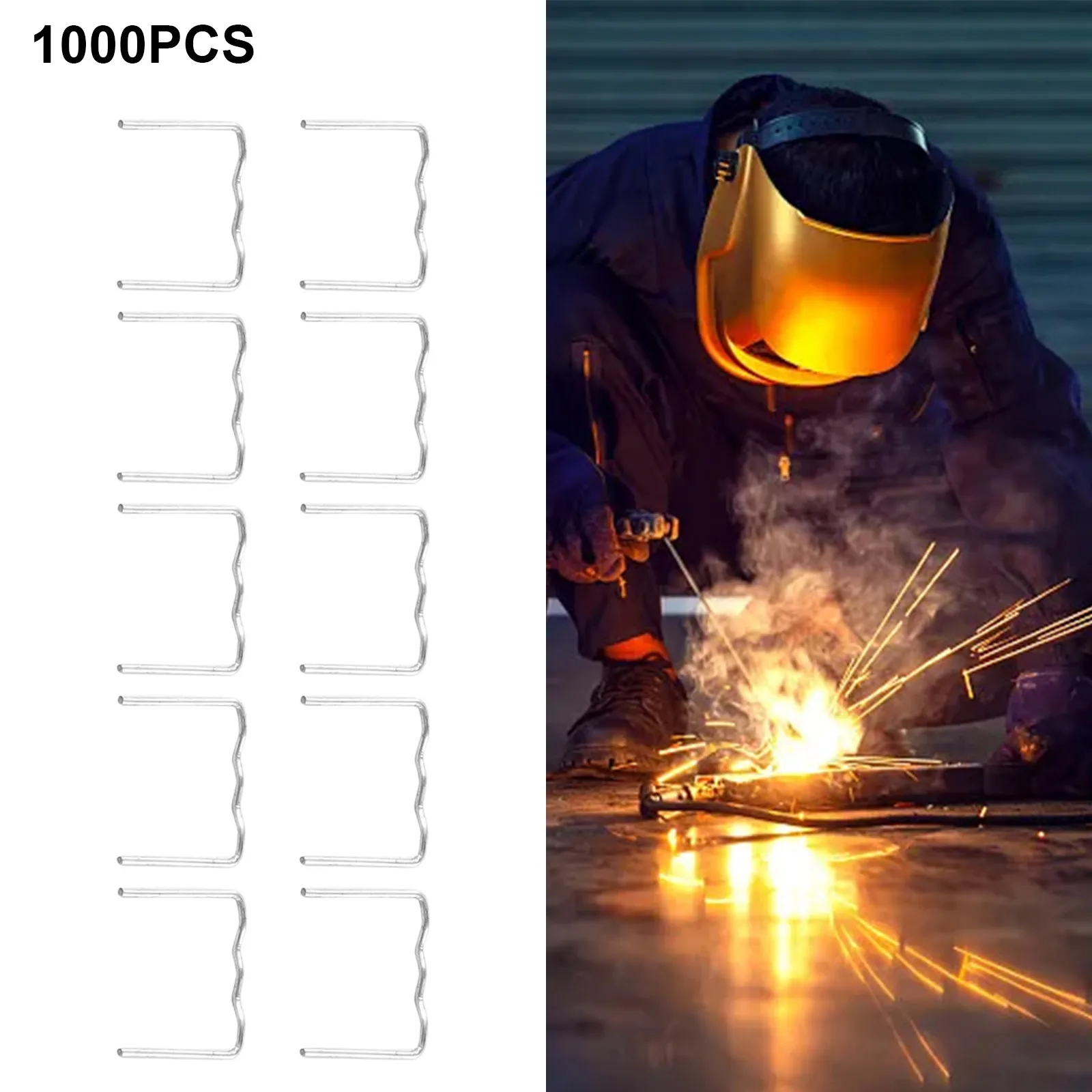 Welder 0.8mm Pre-cut Flat Staples 0.8mm 1000PCS Flat For Plastic Stapler Hot Staple Pre-cut Stainless Steel Hot Sale
Welder 0.8mm Pre-cut Flat Staples 0.8mm 1000PCS Flat For Plastic Stapler Hot Staple Pre-cut Stainless Steel Hot Sale