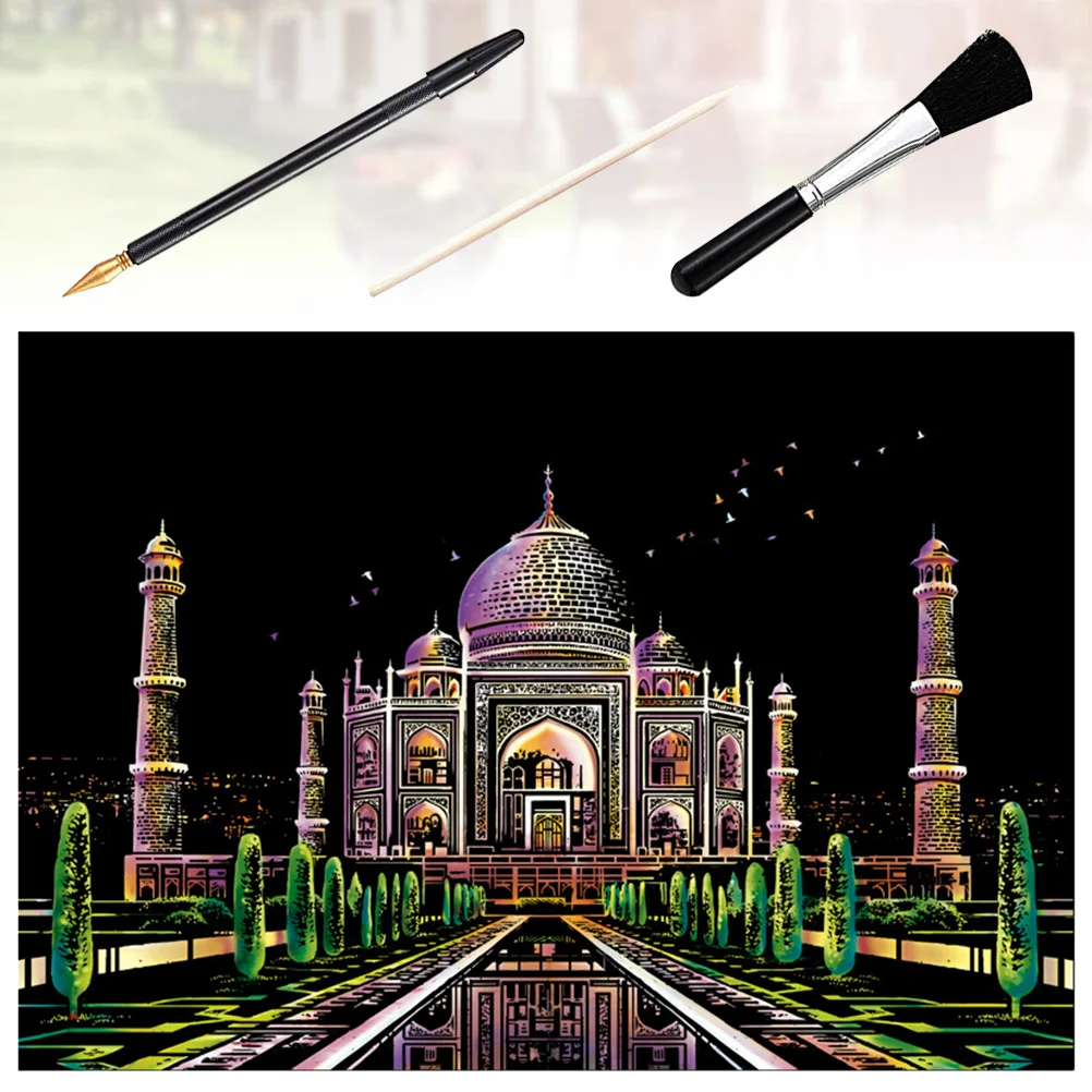 4pcs Set Night View Scratchboard DIY Scratch Scratch Off Craft Scratchboard Material for Adults and Kids ( Mahal )
4pcs Set Night View Scratchboard DIY Scratch Scratch Off Craft Scratchboard Material for Adults and Kids ( Mahal )