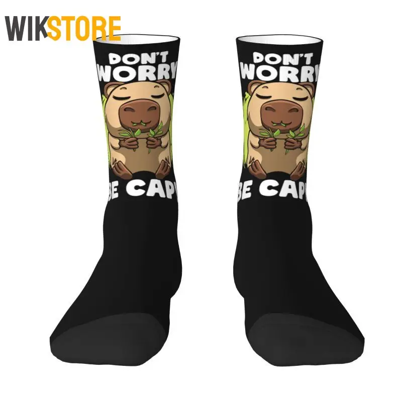 Funny Capybara Face Dress Socks for Men Women Fashion Novelty Don't Worry Be Capy Breathable Crew Sock
Funny Capybara Face Dress Socks for Men Women Fashion Novelty Don't Worry Be Capy Breathable Crew Sock