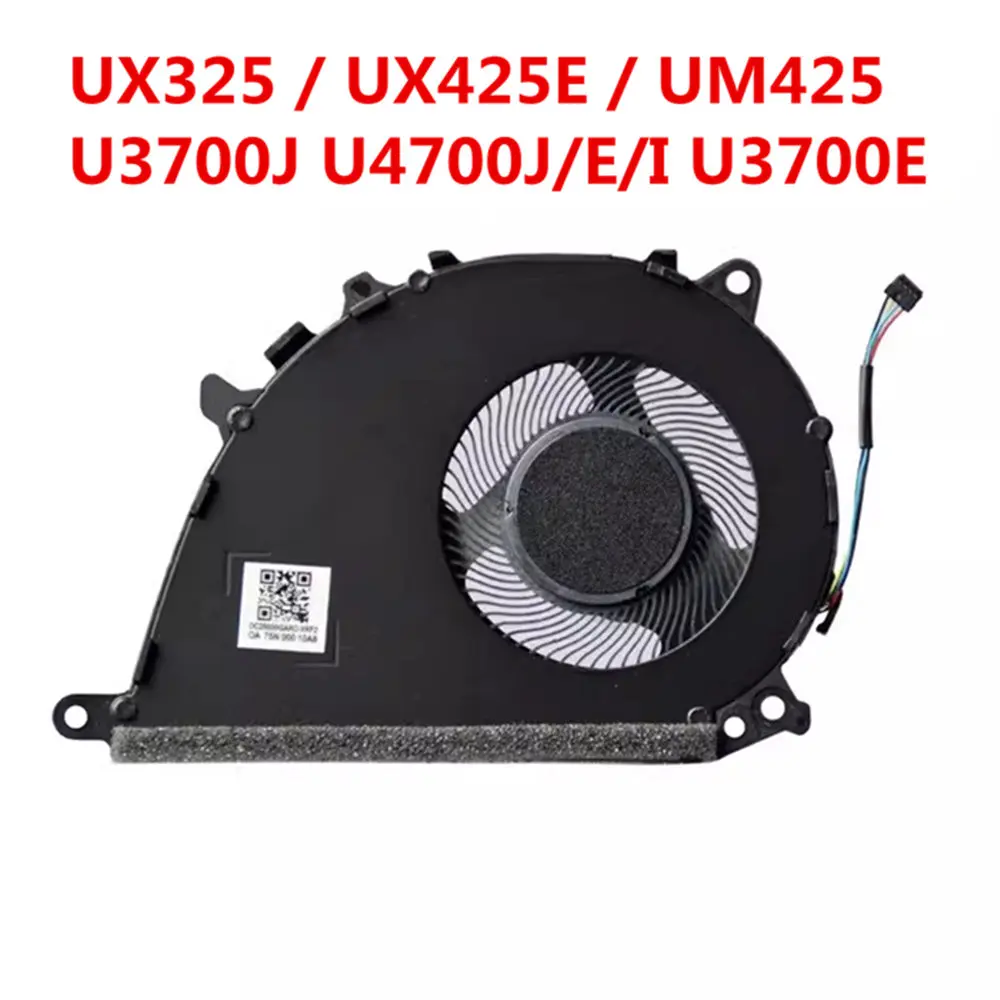 New laptop CPU cooling fan Cooler Notebook PC for ASUS UX325 UX425E UM425 U3700J U4700J/E/I U3700E New laptop CPU cooling fan Cooler Notebook PC for ASUS UX325 UX425E UM425 U3700J U4700J/E/I U3700E