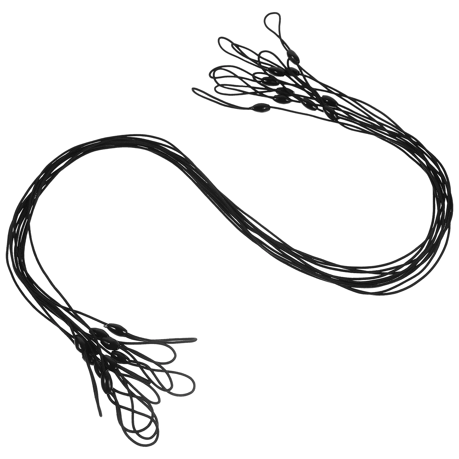 

10 Pcs Anti-lost Rope Stylus Pen Lanyard Miss Belt Retractable Spring Coil Strap Plastic