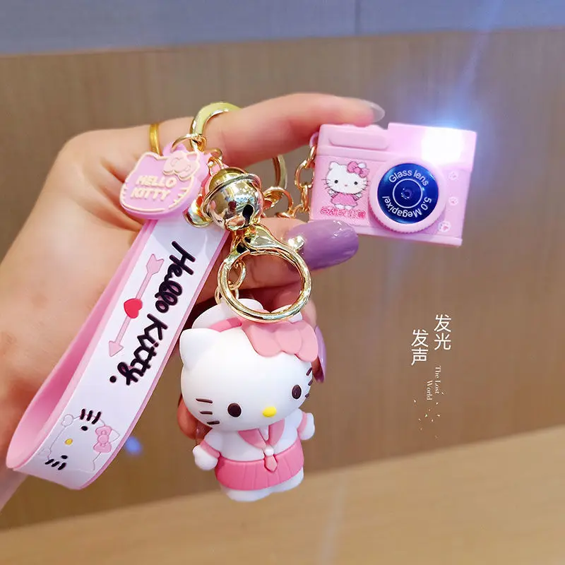 Sanrio Kawaii Hello Kitty Keychain Cute Creative Three-Dimensional Couples School Bags Ornaments Cars Key Chains Pendants
Sanrio Kawaii Hello Kitty Keychain Cute Creative Three-Dimensional Couples School Bags Ornaments Cars Key Chains Pendants