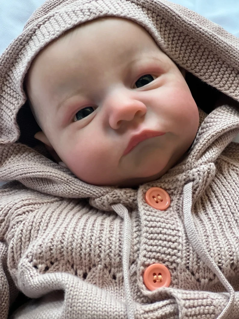 NPK 19inch Already Finished Reborn Baby Doll Levi Awake Newborn Bebe Real Alive 3D Skin Visible Veins Collectible Doll Gift
NPK 19inch Already Finished Reborn Baby Doll Levi Awake Newborn Bebe Real Alive 3D Skin Visible Veins Collectible Doll Gift