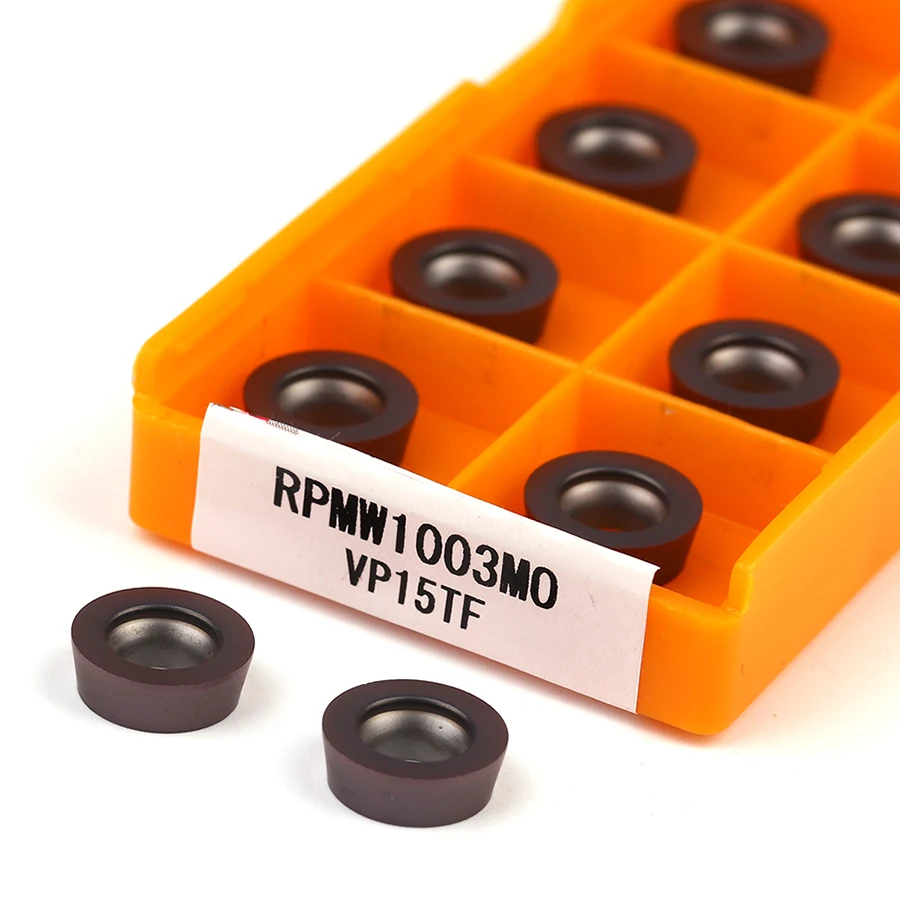 10Pcs RPMW1003MO VP15TF Carbide Inserts Milling Cutter CNC Lathe Tools Round Milling Blade RPMW1003 Stainless Steel Turning Tool
10Pcs RPMW1003MO VP15TF Carbide Inserts Milling Cutter CNC Lathe Tools Round Milling Blade RPMW1003 Stainless Steel Turning Tool